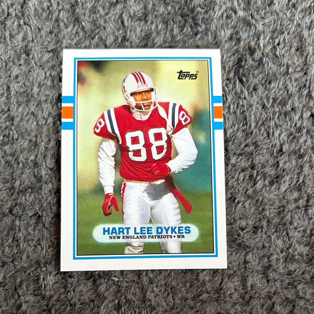 Topps Hart Lee Dykes New England Patriots Football Card